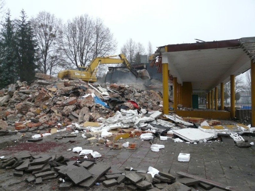 Tak wyburzano Turkus. Z restauracji została sterta gruzu