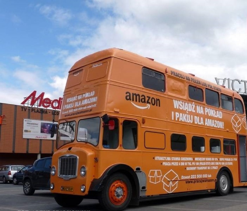 Bus rekrutacyjny Amazonu