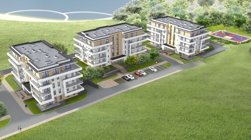 Trwa budowa nowego osiedla mieszkaniowego na radomskich Borkach. Tak będzie wyglądało. Zobacz wizualizacje