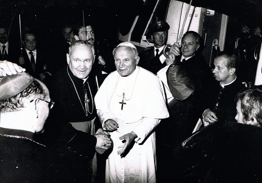 Papież i bp Jerzy Ablewicz
