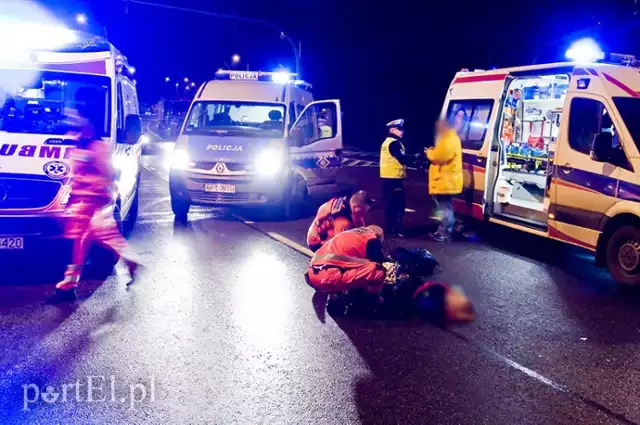 wypadek na obwodnicy Elbląga