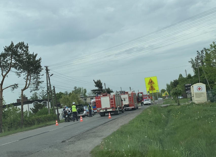 Wypadek w Stanowicach w powiecie rybnickim. Zderzyły się ze sobą dwa samochody 