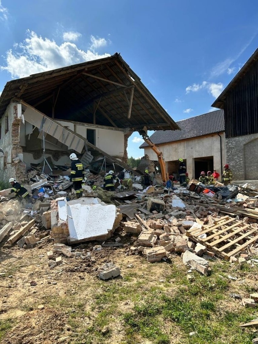 Katastrofa budowlana pod Złotoryją. Ludzie pod gruzami