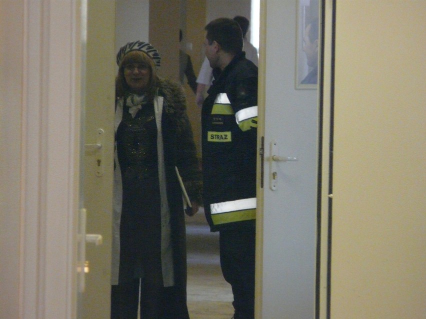 Pożar w szpitalu na Abramowickiej (WIDEO)