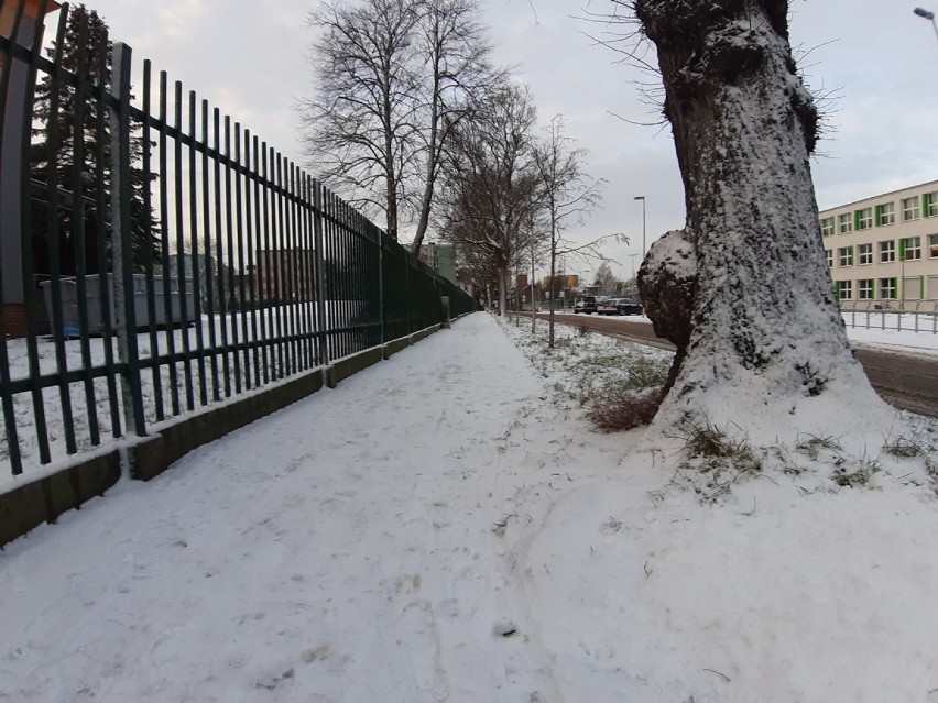 Z środy na czwartek nastąpiły opady śniegu, które rano mogły...