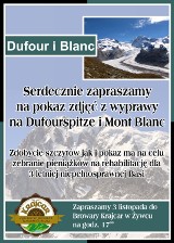 Mont Blanc i Dufourspitze. Pokaz slajdów i cel charytatywny