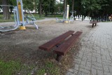 Ławki w parku w Szczecinku naprawione, dziękujemy za reakcję [zdjęcia]