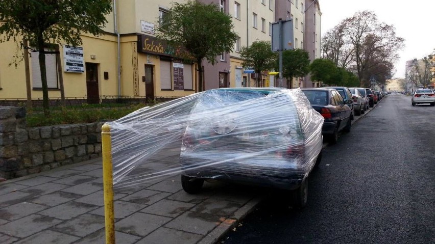 Ostreczowany samochód na Niebuszewie swego czasu był hitem...