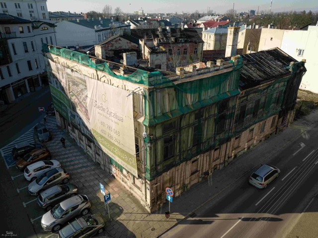 Budynek dawnej restauracji Europa w Piotrkowie.