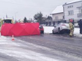 Śmiertelny wypadek w Wiązownicy w powiecie jarosławskim. Kierująca fiatem czołowo zderzyła się z mazdą [ZDJĘCIA]