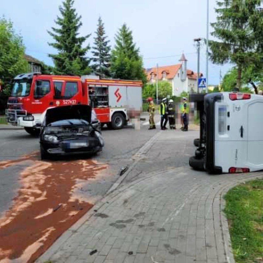 Jarosławiec - zderzenie dwóch aut