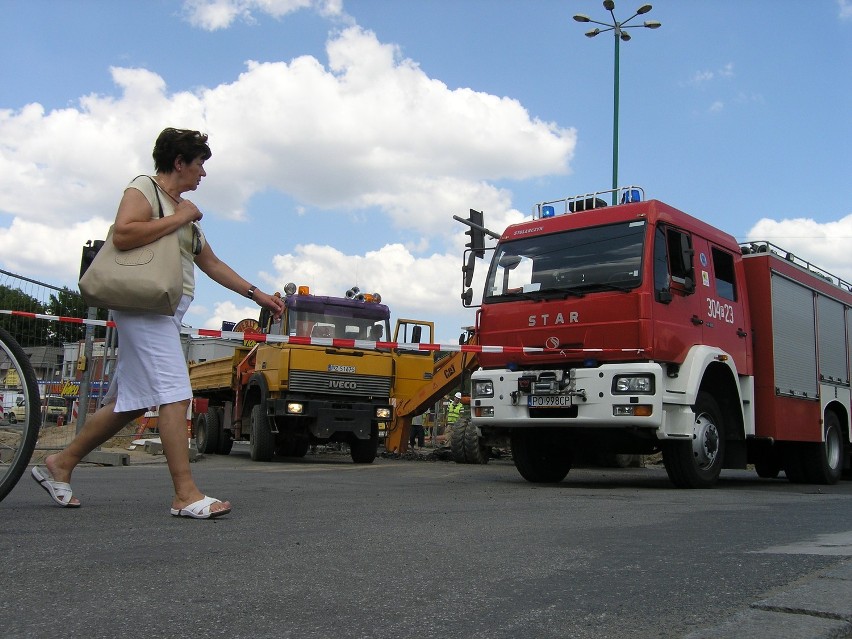Uszkodzony gazociąg na Bułgarskiej. Uwaga na objazdy