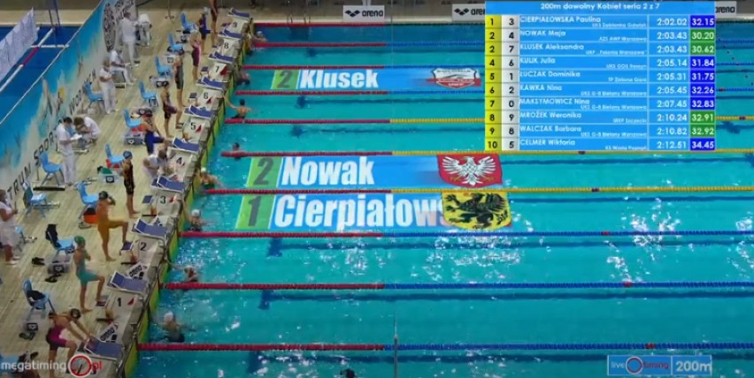 Malbork-Poznań. Paulina Cierpiałowska z dobrymi wynikami na Arena Grand Prix Puchar Polski w pływaniu