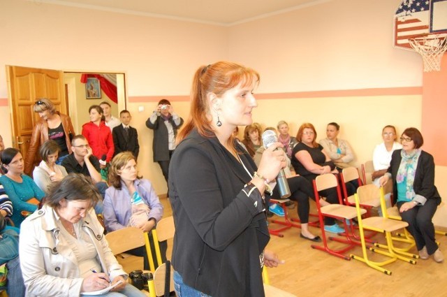 Spotkanie rodziców uczniów uczęszczających do szkoły katolickiej w Kępkach.
