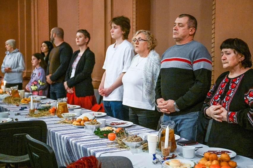 Wigilia dla uchodźców z Ukrainy w Ukraińskim Narodowym Domu...