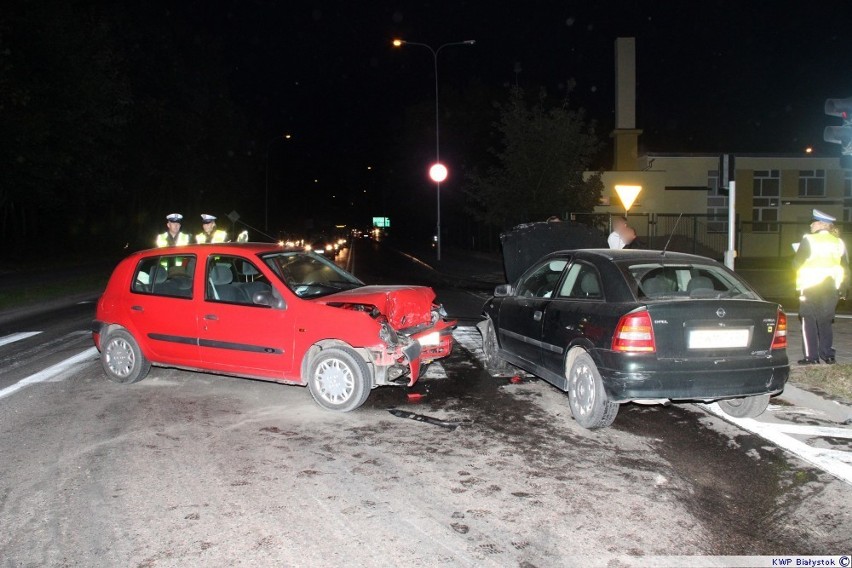 Dyżurny białostockiej Policji otrzymał zgłoszenie o wypadku...