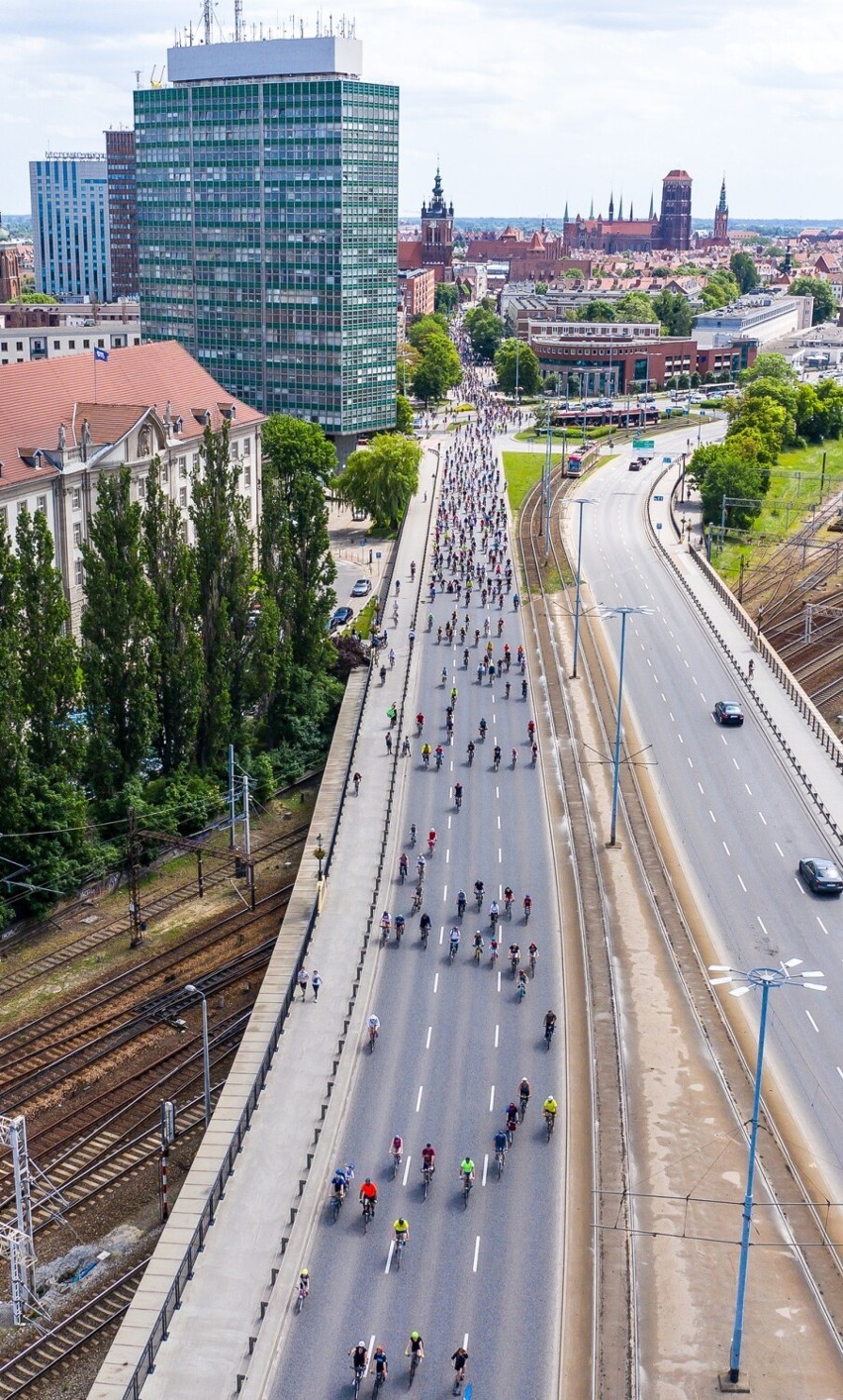 Wielki przejazd rowerowy ulicami Gdańska