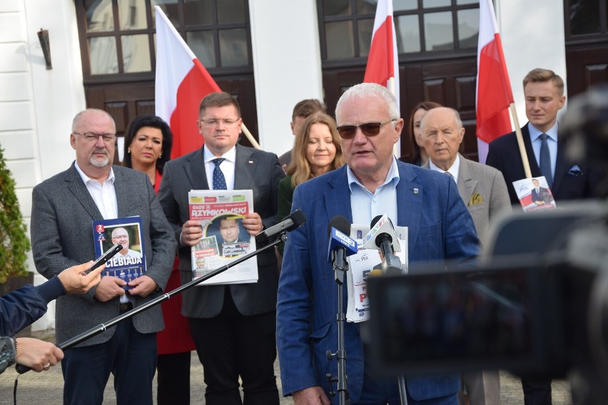 Konferencja odbyła się z udziałem kandydatów PiS do Sejmu i...