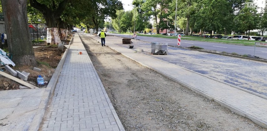 Jak idą prace na Łubinowej w Szczecinie? Są już chodniki i miejsca parkingowe