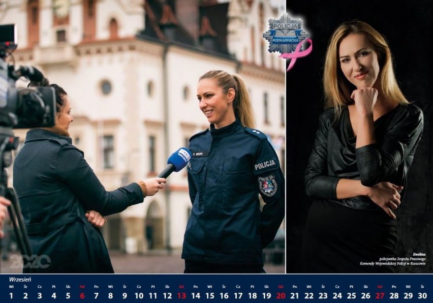 Zdjęcia pięknych policjantek z Podkarpacia w wyjątkowym kalendarzu