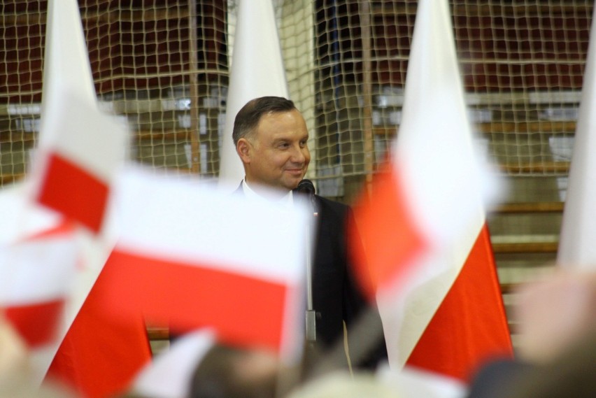 Na spotkanie z prezydentem przyszły tłumy