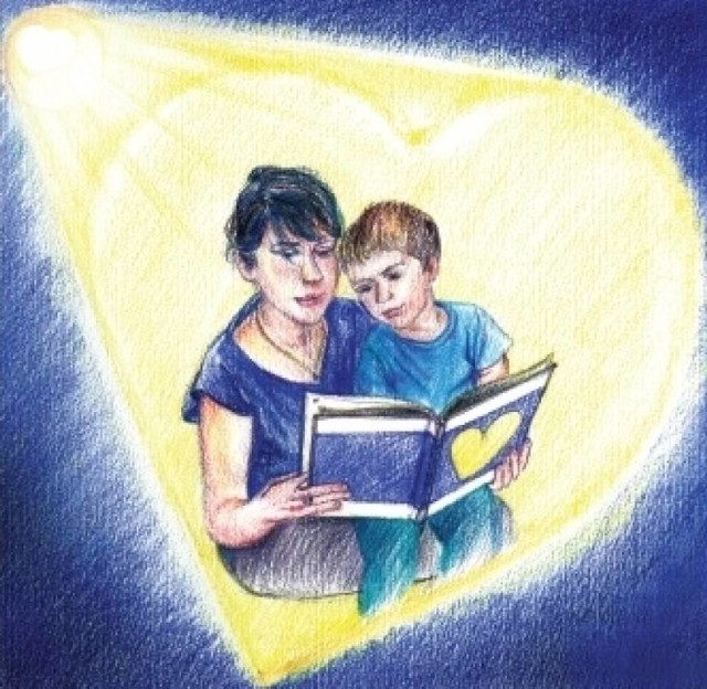 Ilustracja autorstwa Piotra Gorczyczewskiego na okładkę "Bajek sercem pisanych"