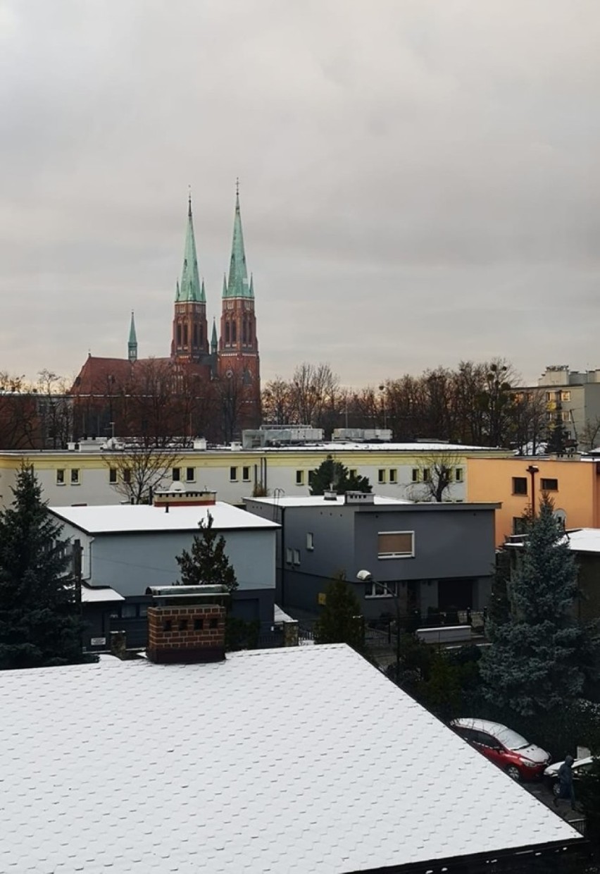 W Rybniku poprószył pierwszy śnieg!