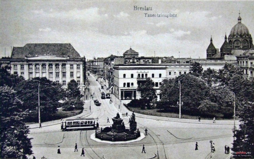 Pl. Kościuszki we Wrocławiu sto lat temu