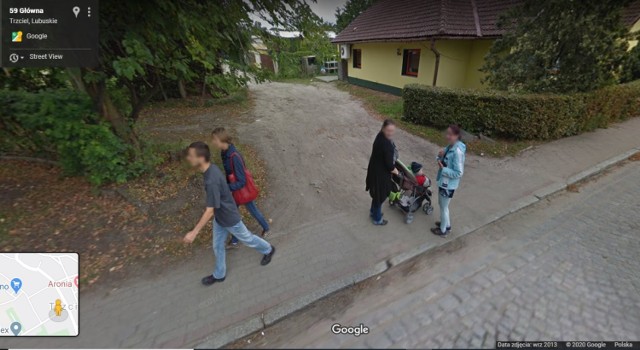 Za pomocą google street view zwiedzamy Trzciel i Przytoczną