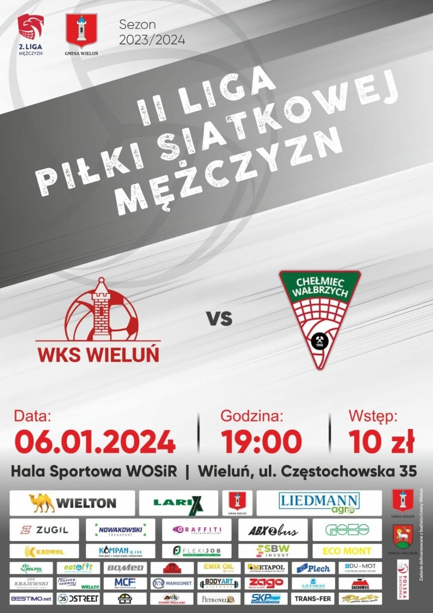 Dziś Barkom podejmuje w Wieluniu Skrę Bełchatów, jutro WKS zagra z Wałbrzychem