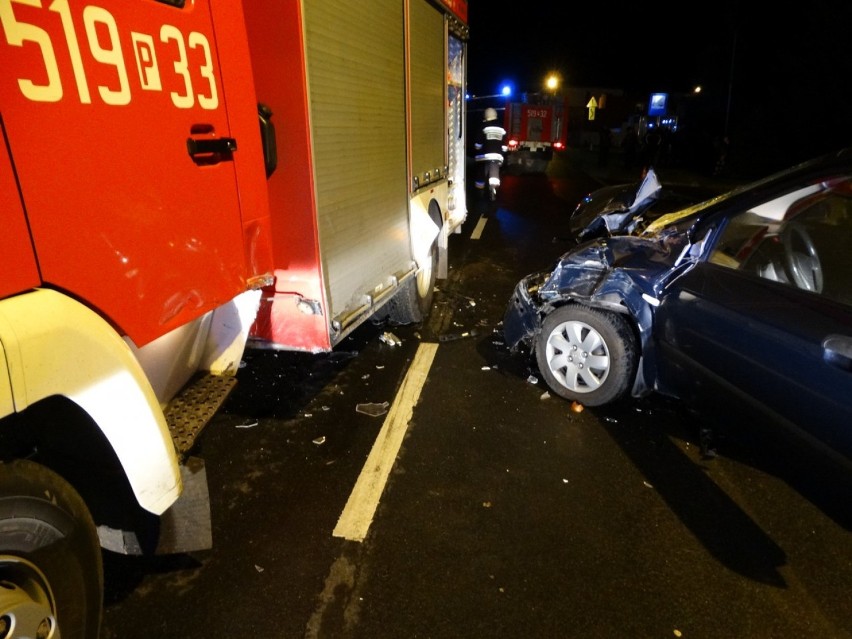 Bukowiec: Wypadek strażaków