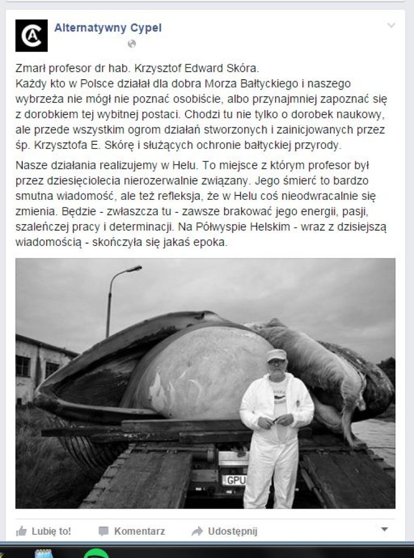 - Każdy kto w Polsce działał dla dobra Morza Bałtyckiego i...