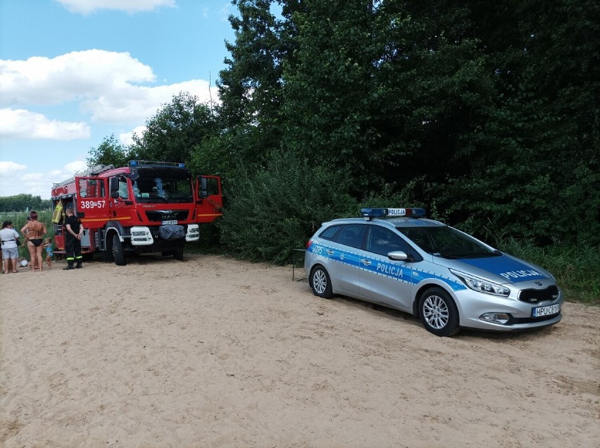 Festyn z policją na plaży Pudełkowo w Boszkowie