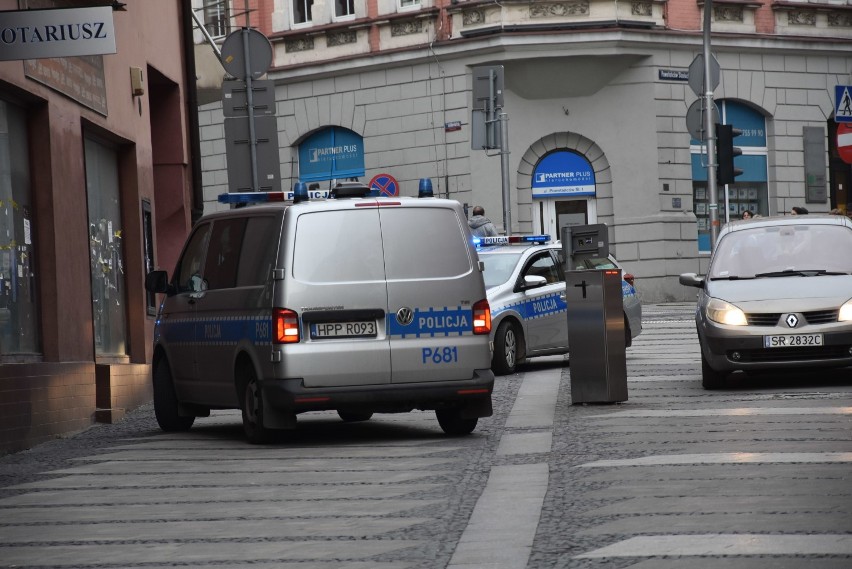 Akcja policji na Sobieskiego w Rybniku