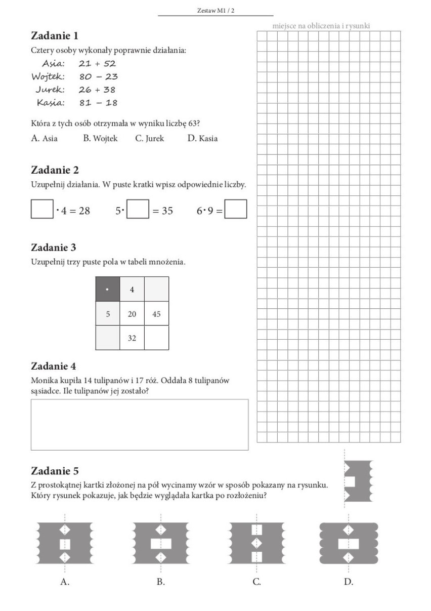 Test trzecioklasisty OBUT 2014: odpowiedzi i arkusze ze...