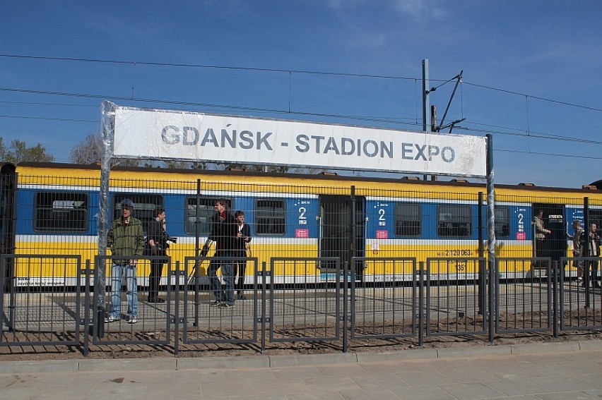 SKM dotarła do przystanku Gdańsk Stadion - EXPO przy PGE Arenie