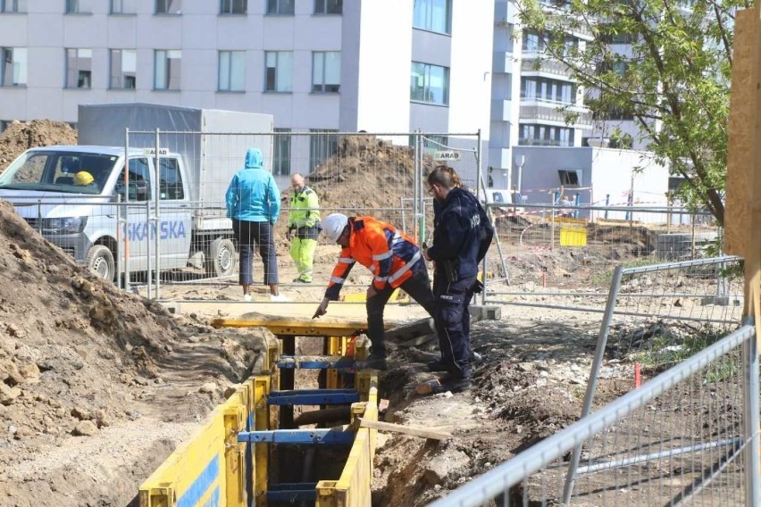 Wrocław. Ludzkie szczątki znalezione na budowie w centrum miasta