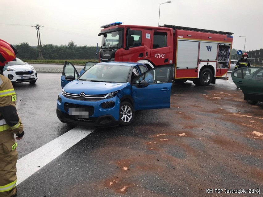 Zderzenie seata z citroenem. W auto wodzisławianina wjechała...