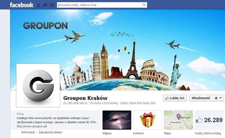 8. miejsce: Groupon Kraków (26,289)