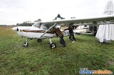 Pilot LOT-u Krzysztof Wieczorek lądował w Oleśnicy