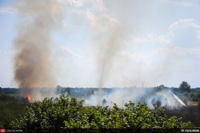 W czwartek we Florkowie pod Częstochową paliło się ściernisko