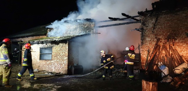 Pożar stodoły w Stolcu