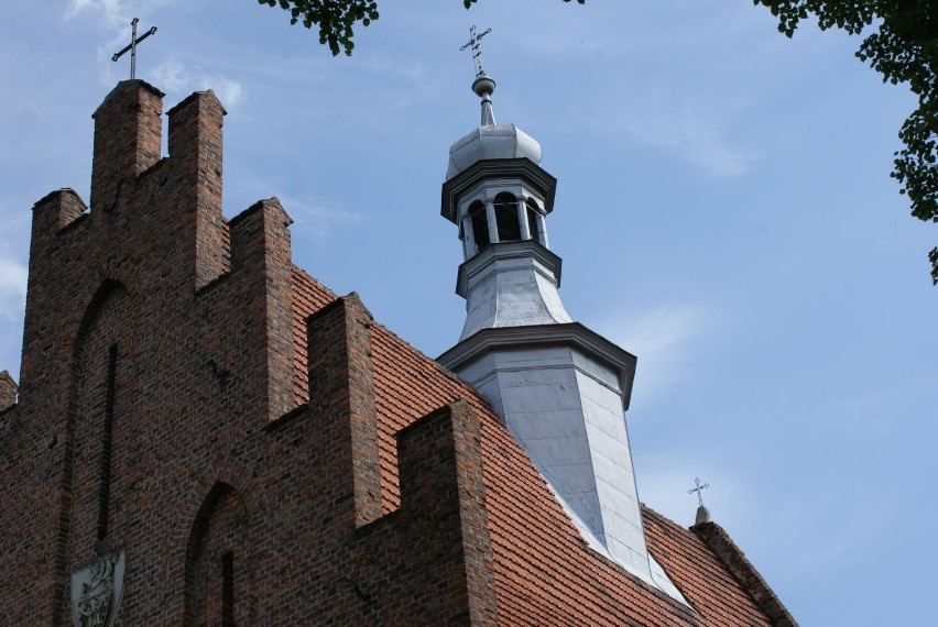 Fragment zewnętrzny kościoła w Zielonkach. Fot. Henryk...