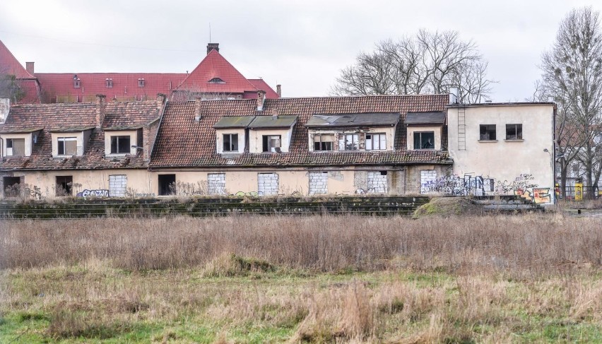 Teren po dawnej Gedanii w Gdańsku Wrzeszczu przy ul....