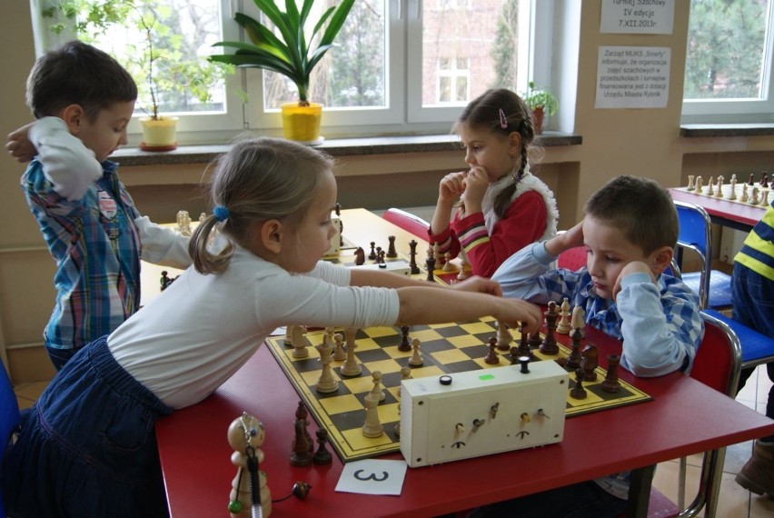 Turniej szachowy przedszkolaków w Rybniku