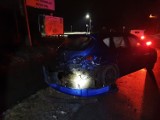 Wypadek w Mucharzu. Jedna osoba została ranna