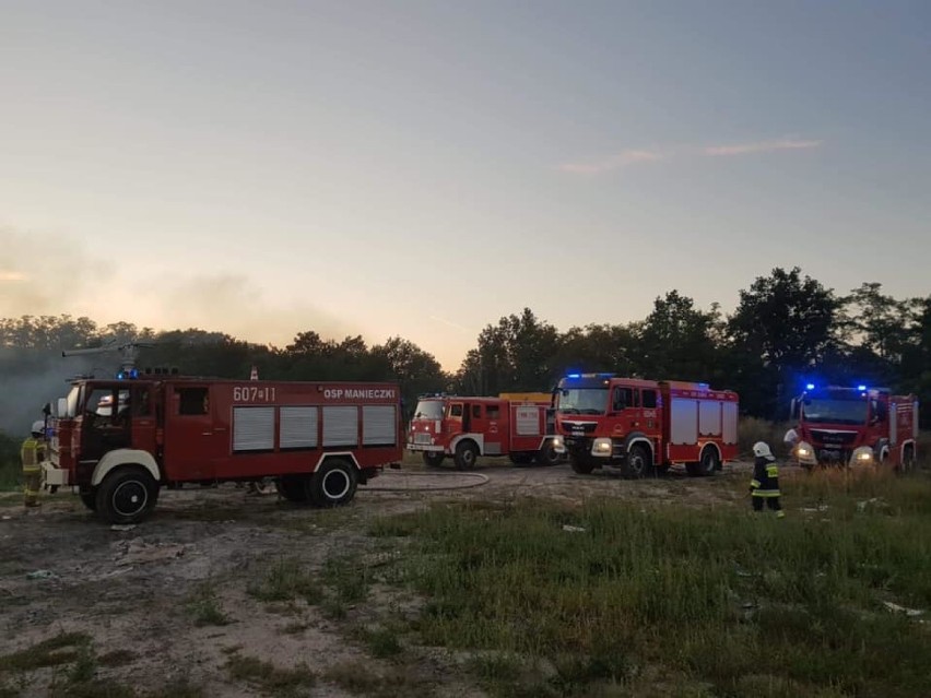 Niespokojna noc w gminie Brodnica. Strażacy gasili dwa...