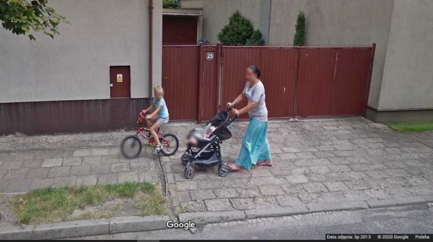 Opalenica. Google Street View przyłapały mieszkańców. Rozpoznajecie siebie na zdjęciach? 