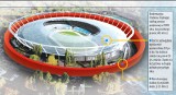 Wokół Stadionu Śląskiego stanie 3,5 metrowy mur