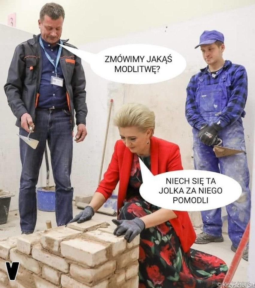 Memy o Jolce Rosiek i Andrzeju Dudzie przygotowane przez...